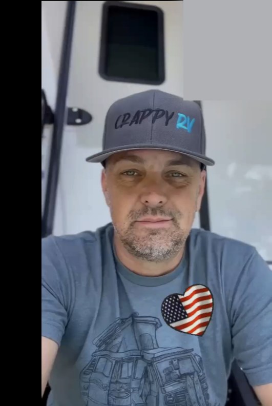 David Tice in his CrappyRV hat